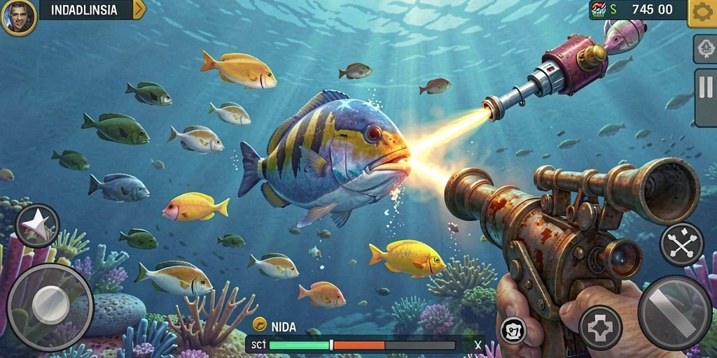 watitoto - Screenshot menunjukkan level menantang dengan rintangan unik.